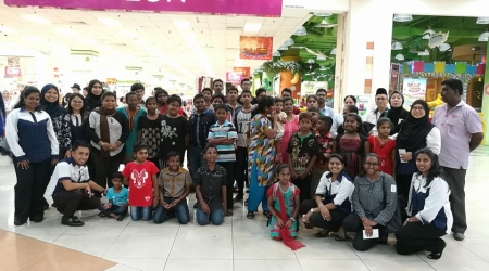 1st half of the day: Group Photo at AEON Mall, Bukit Tinggi, Klang