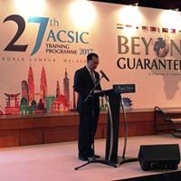 CGC's President/CEO, Datuk Mohd Zamree Mohd Ishak delivering keynote address at the opening ceremony of 27th ACSIC Training Programme