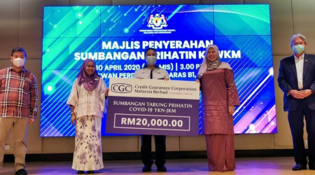 CGC contribution to Yayasan Kebajikan Negara (YKN) 