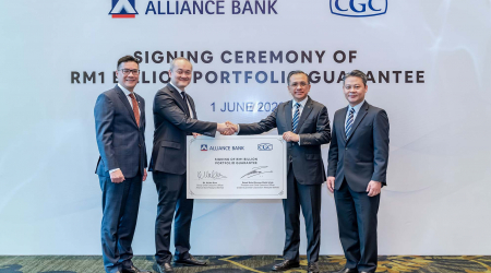 Signing Ceremony between CGC and Alliance Bank